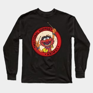 Vintage Muppets Emotional Support Animal Long Sleeve T-Shirt